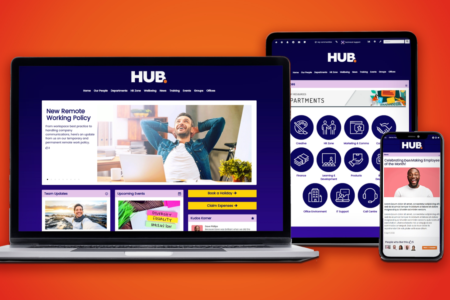 Hub screenshot - Le 10 Migliori Soluzioni Software Intranet del 2026