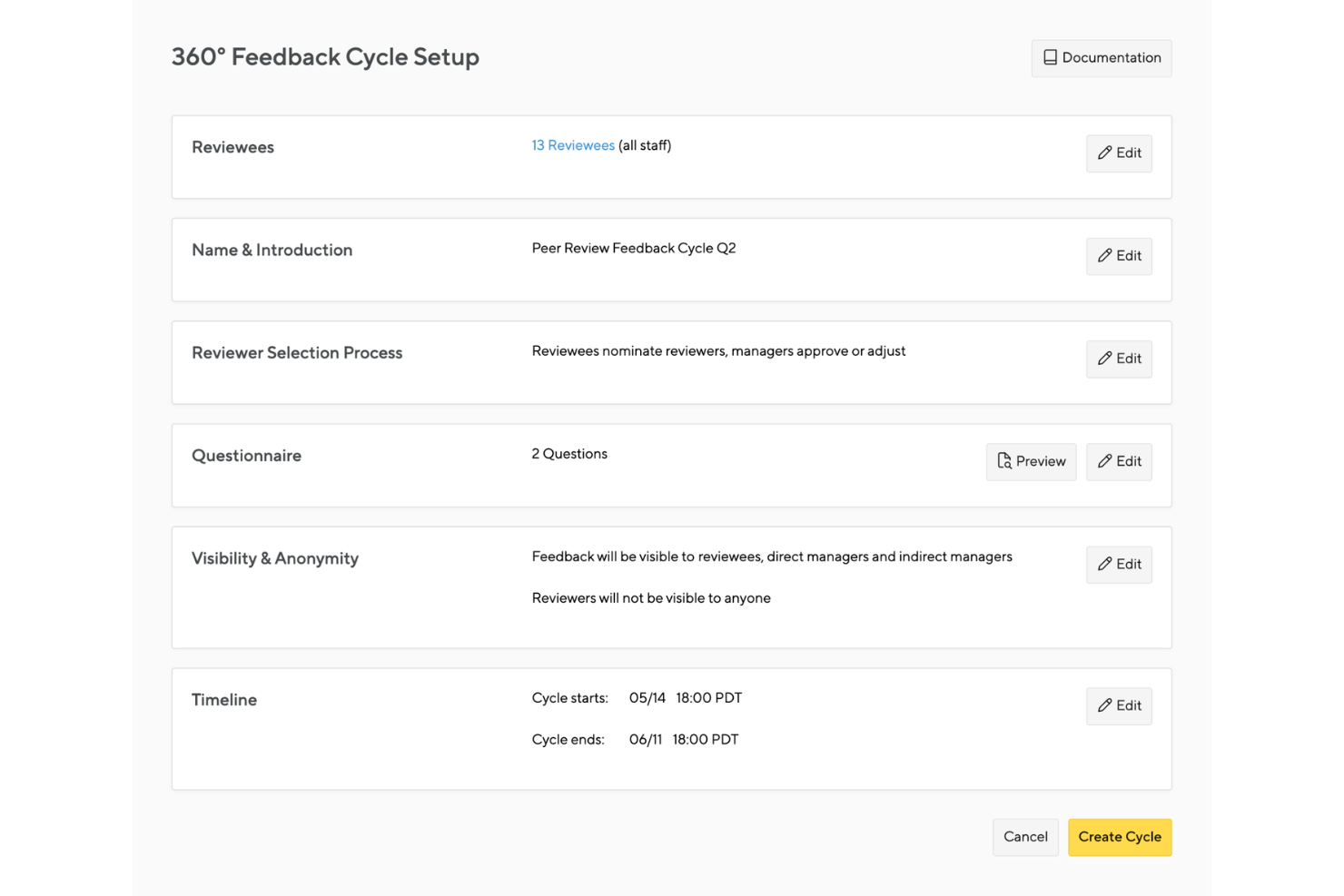Small Improvements screenshot - I 10 migliori software per il feedback a 360 gradi del 2026