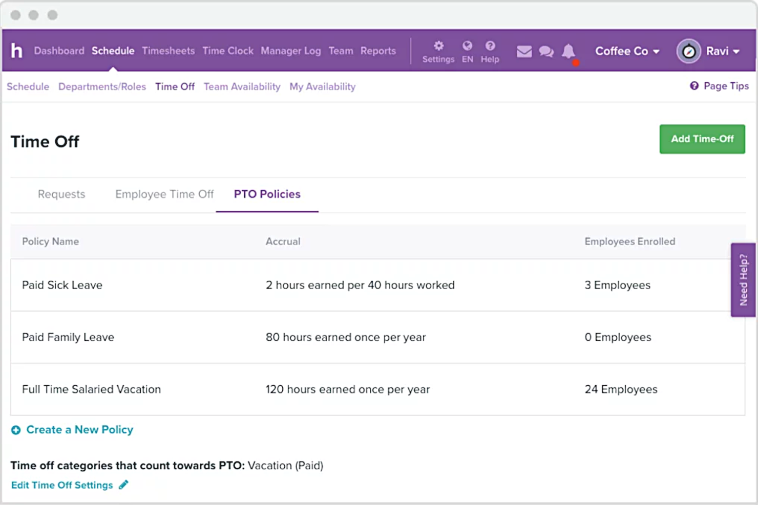 Homebase screenshot - I 10 migliori software per la conformità HR del 2026: Recensione