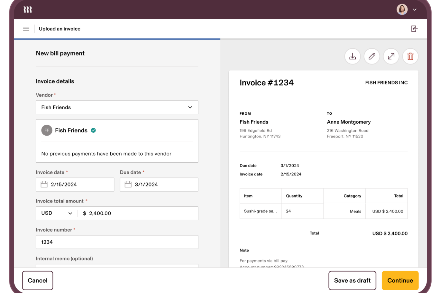Rippling Spend screenshot - I 10 migliori software di fatturazione e gestione paghe del 2026