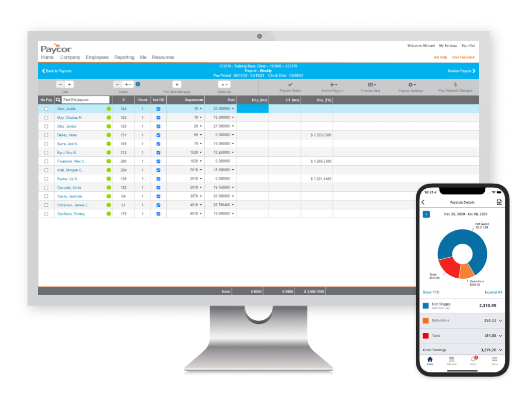 Paycor screenshot - I 10 Migliori Sistemi Informativi per le Risorse Umane del 2026: Recensiti e Confrontati