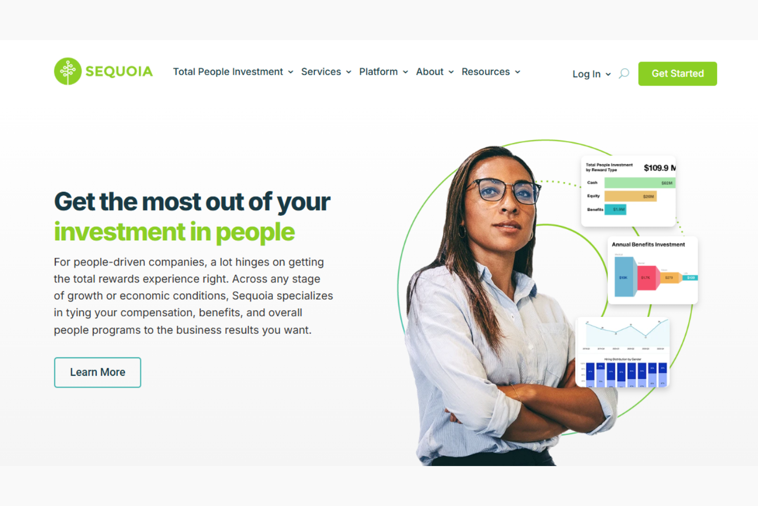 Sequoia screenshot - 10 delle migliori aziende boutique di consulenza HR del 2026: recensione