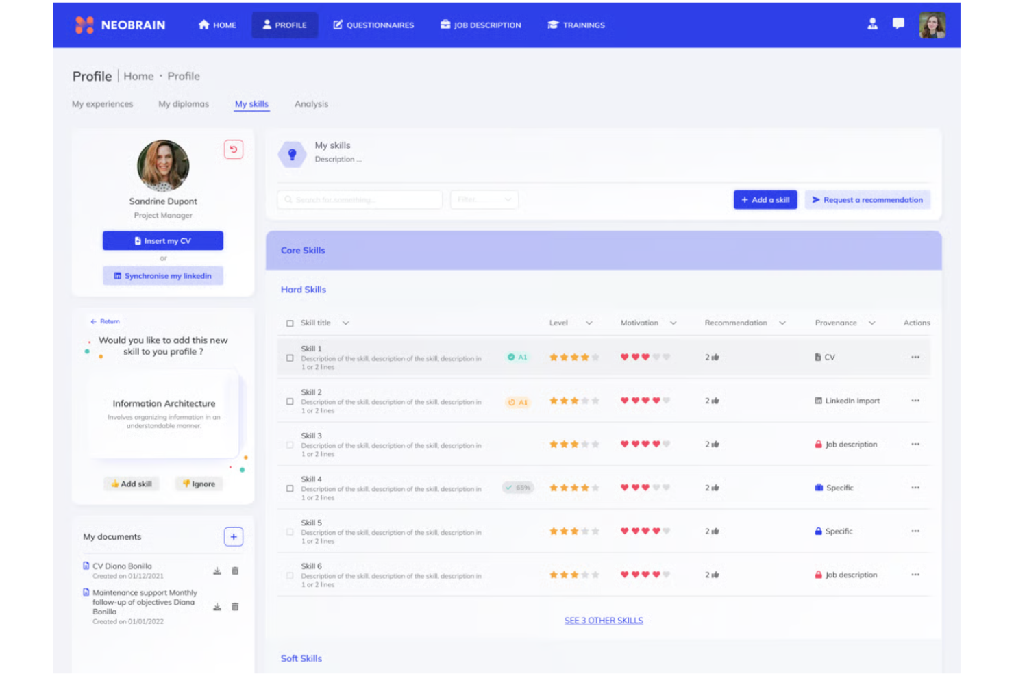Neobrain screenshot - Los 10 Mejores Programas de Gestión de Carreras Profesionales en 2026