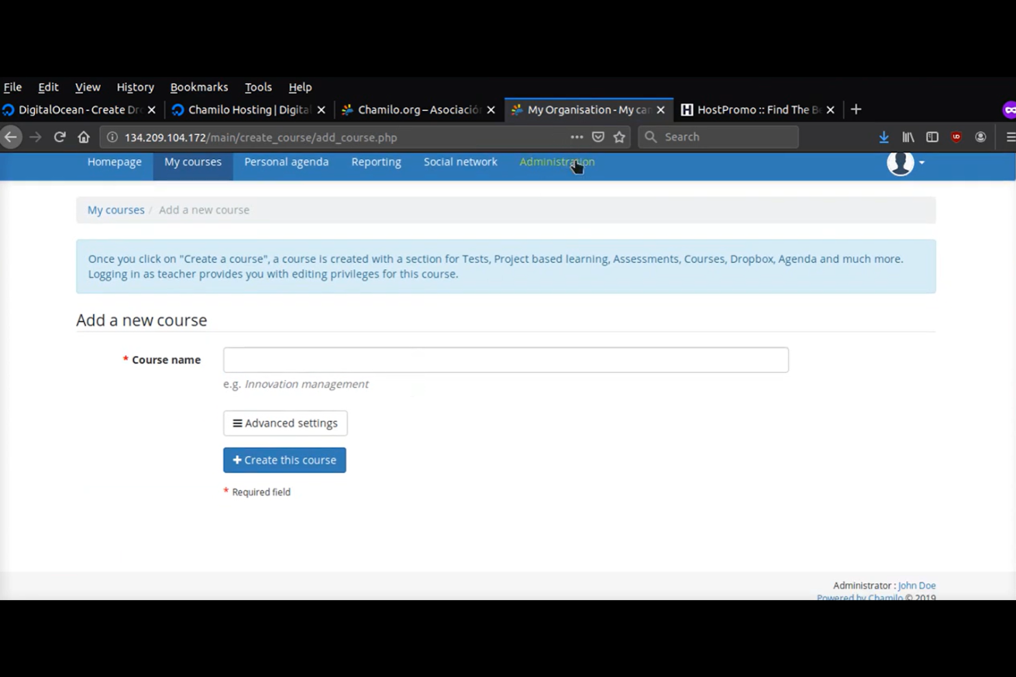Chamilo LMS screenshot - 10 Mejores LMS Gratuitos Revisados en 2026