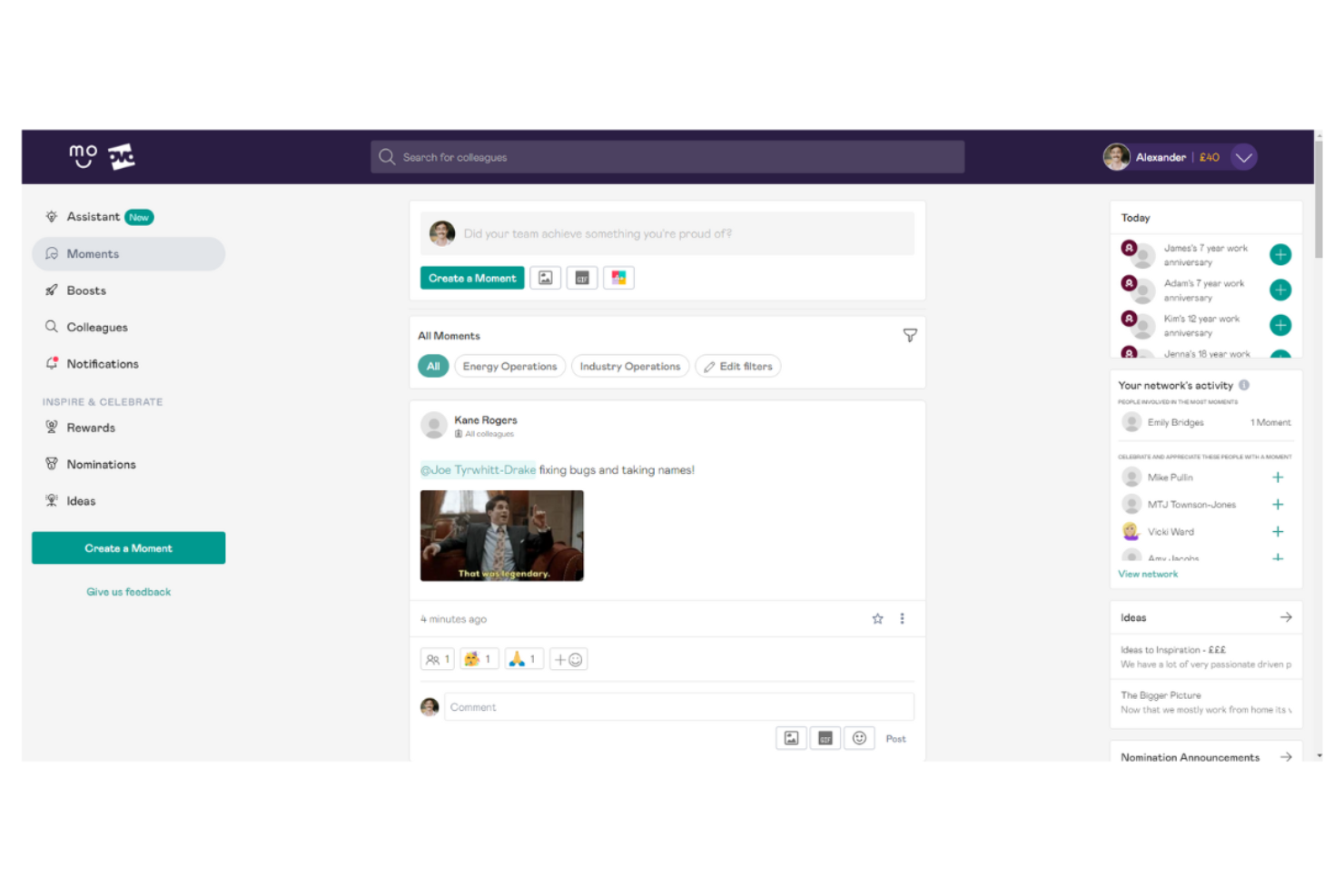 Mo screenshot - Las 10 Mejores Plataformas de Incentivos para Empleados con IA Analizadas en 2026