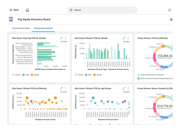 Workday screenshot - 10 Mejores Software de Gestión de RRHH con IA Revisados en 2026