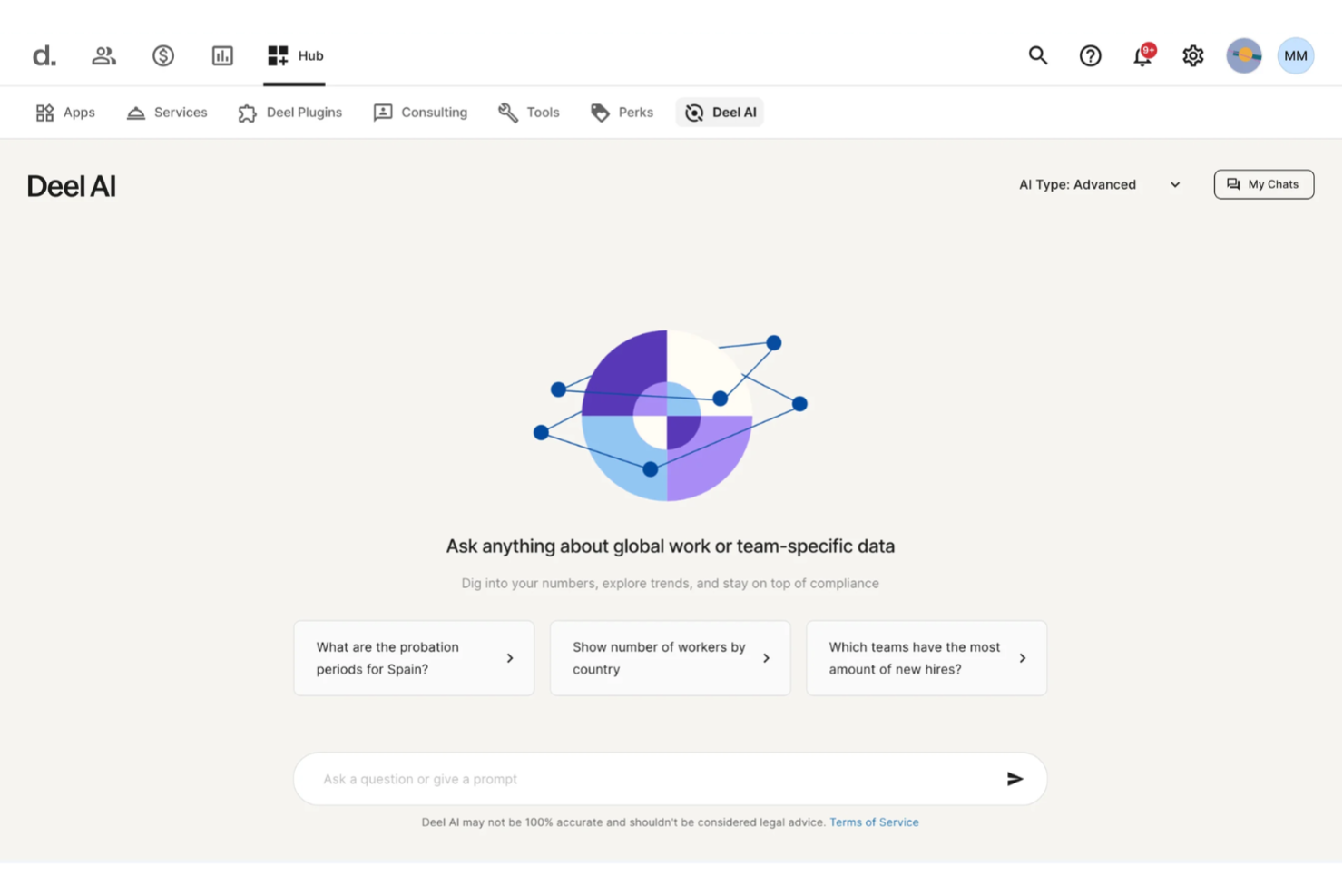 Deel HR screenshot - Los 11 mejores sistemas de gestión de recursos humanos con IA en 2026