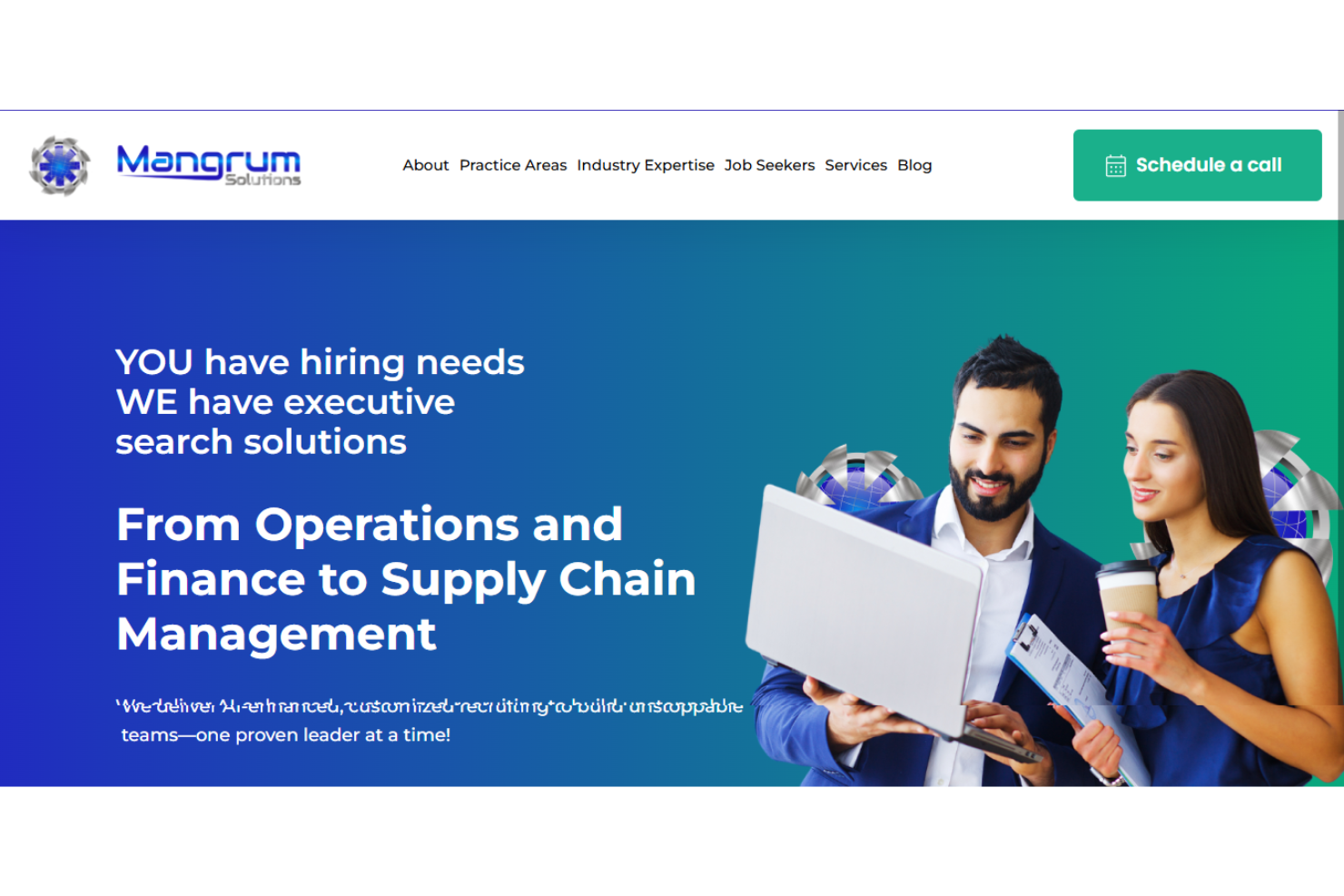 Mangrum Solutions LLC screenshot - 10 mejores firmas de reclutamiento industrial analizadas en 2026