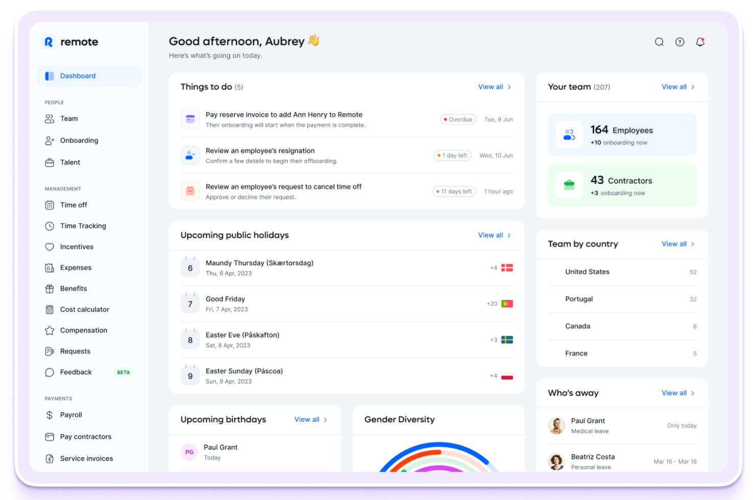 Remote screenshot - 10 mejores alternativas a RemoFirst de 2026: analizadas