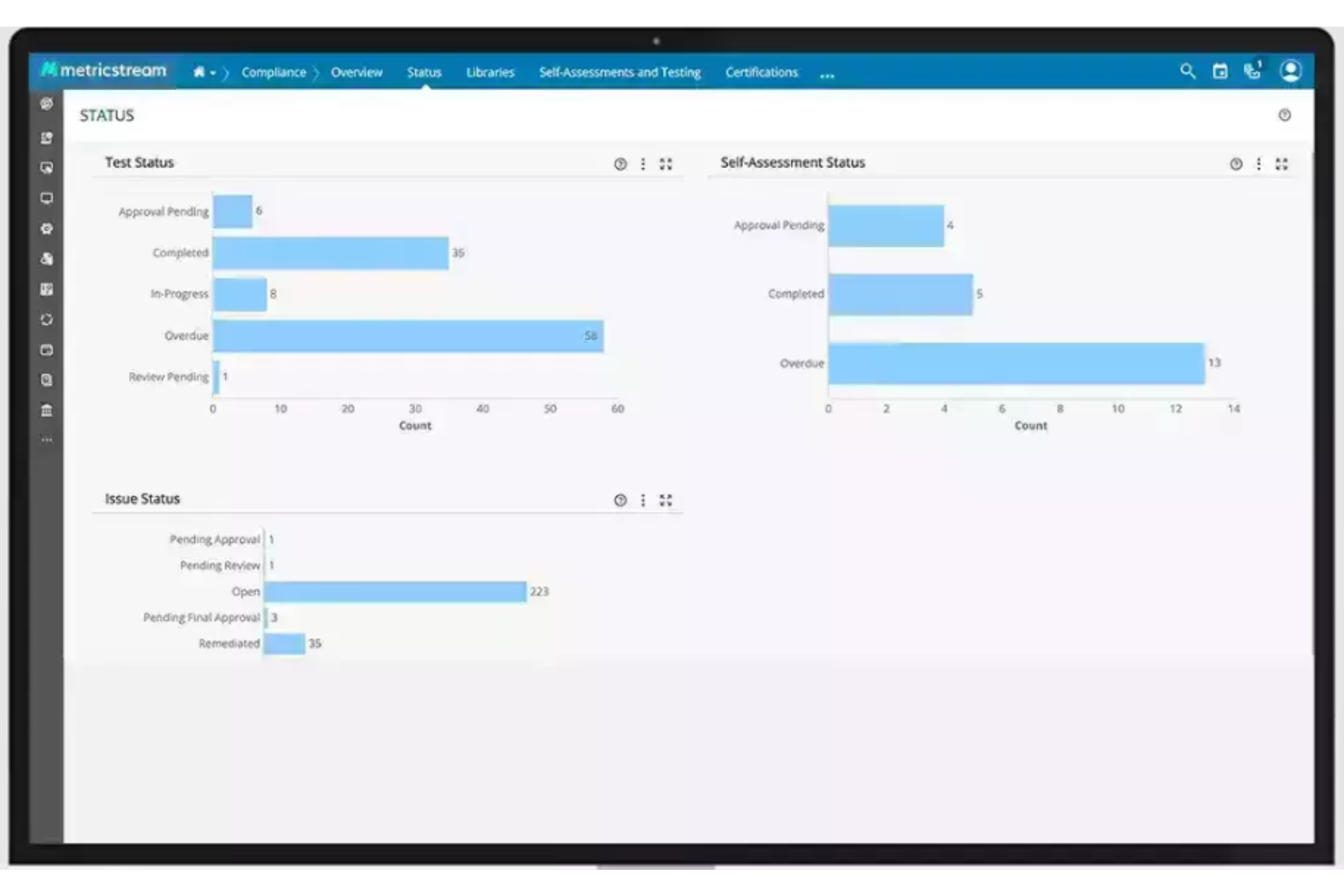 MetricStream screenshot - 10 Mejores Software de Gestión de Políticas de 2026: Reseñados