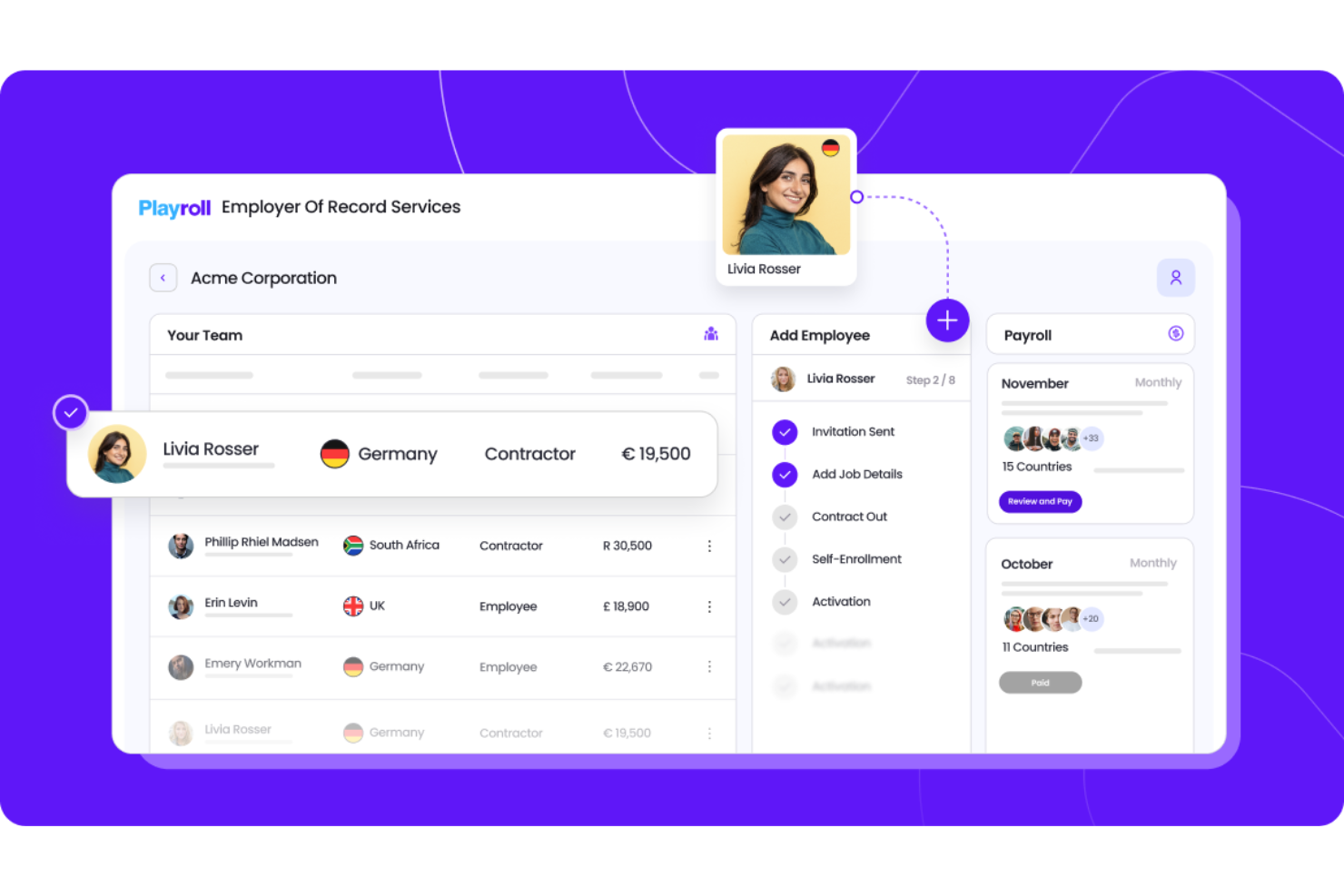 Playroll screenshot - Lista de los 10 mejores servicios de empleador registrado en Hungría en 2026