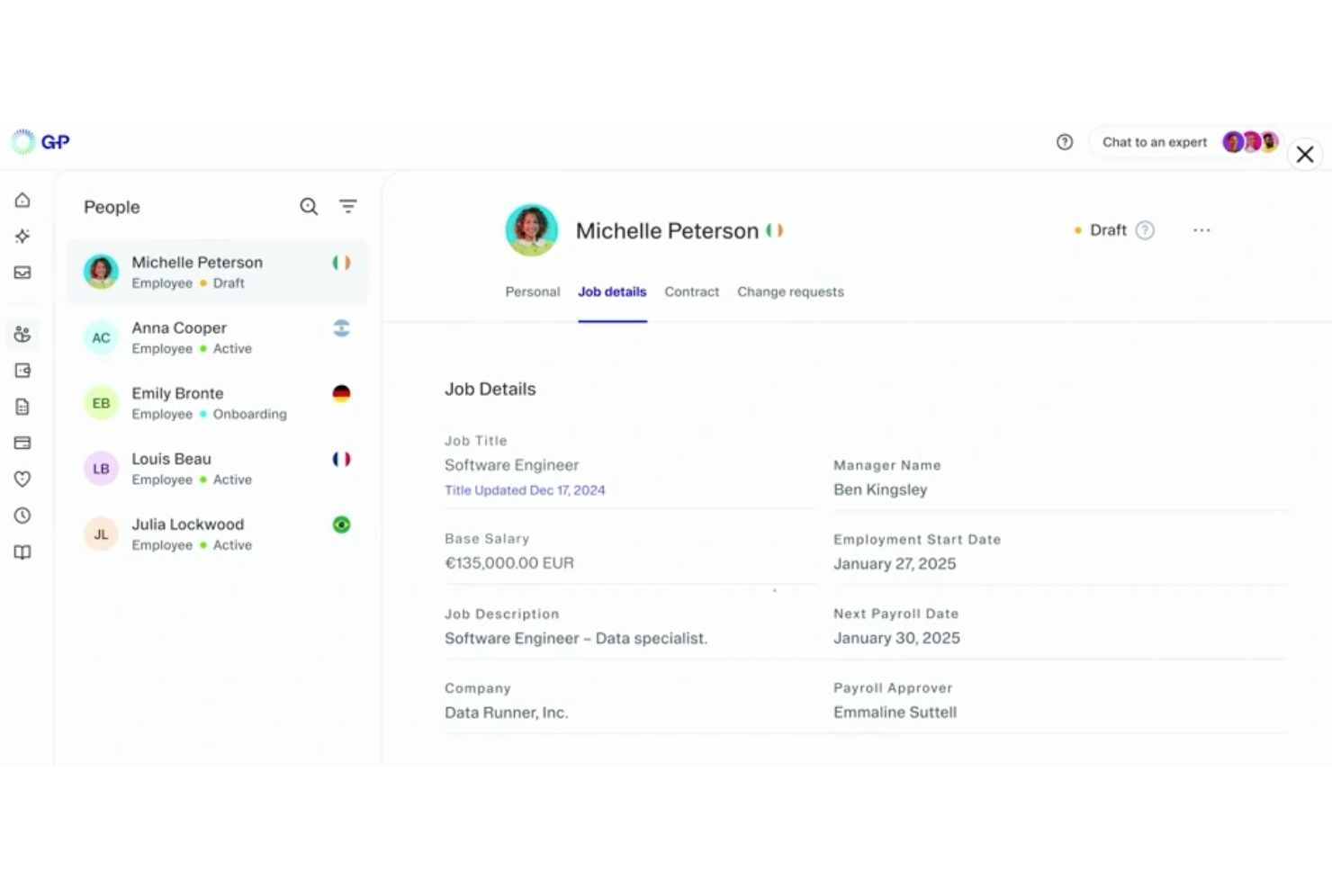 G-P screenshot - Lista de los 10 mejores servicios de empleador registrado en Hungría en 2026