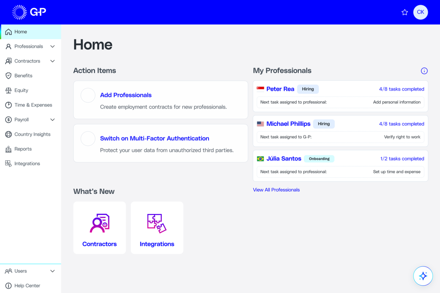G-P screenshot - 10 mejores servicios de empleador registrado en México en 2026