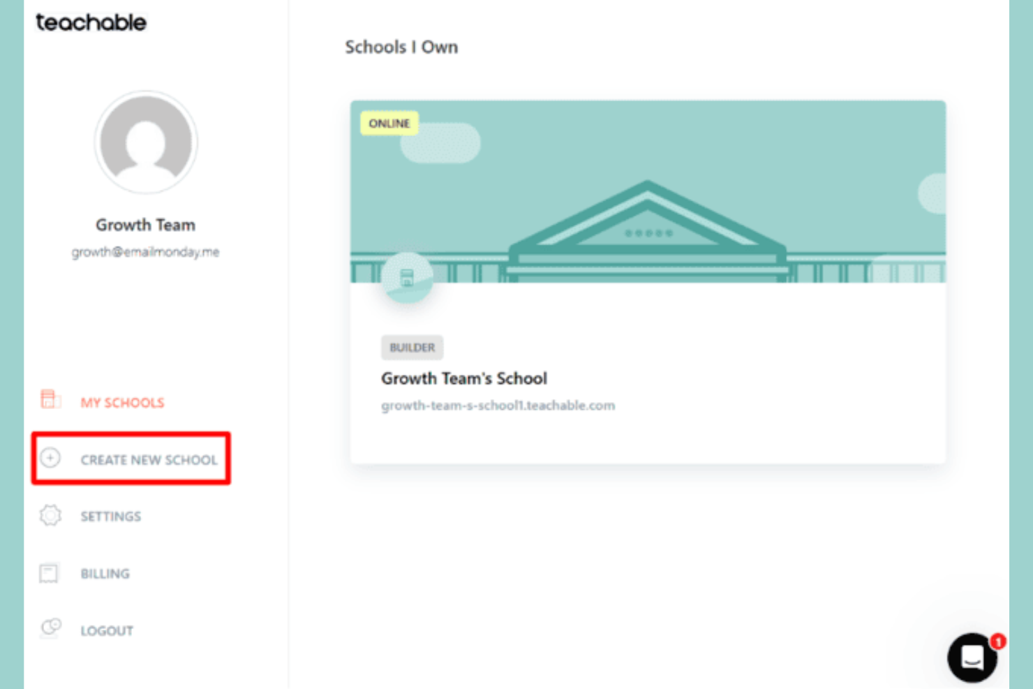 Teachable screenshot - 10 Mejores Plataformas de Aprendizaje en Línea en 2026