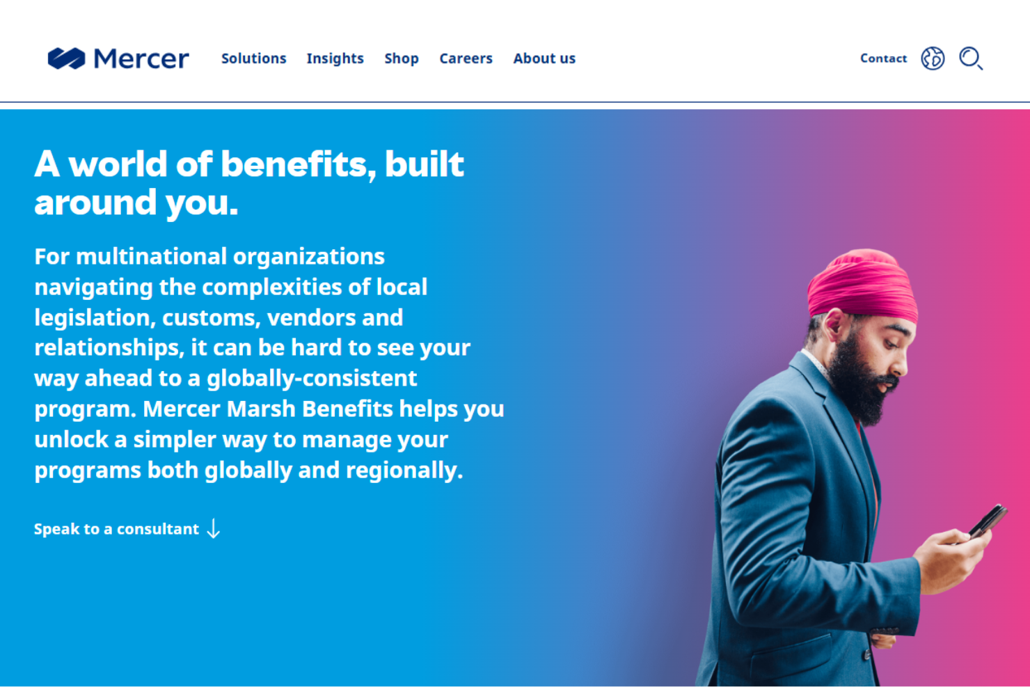 Mercer screenshot - 10 mejores administradores globales de beneficios revisados en 2026