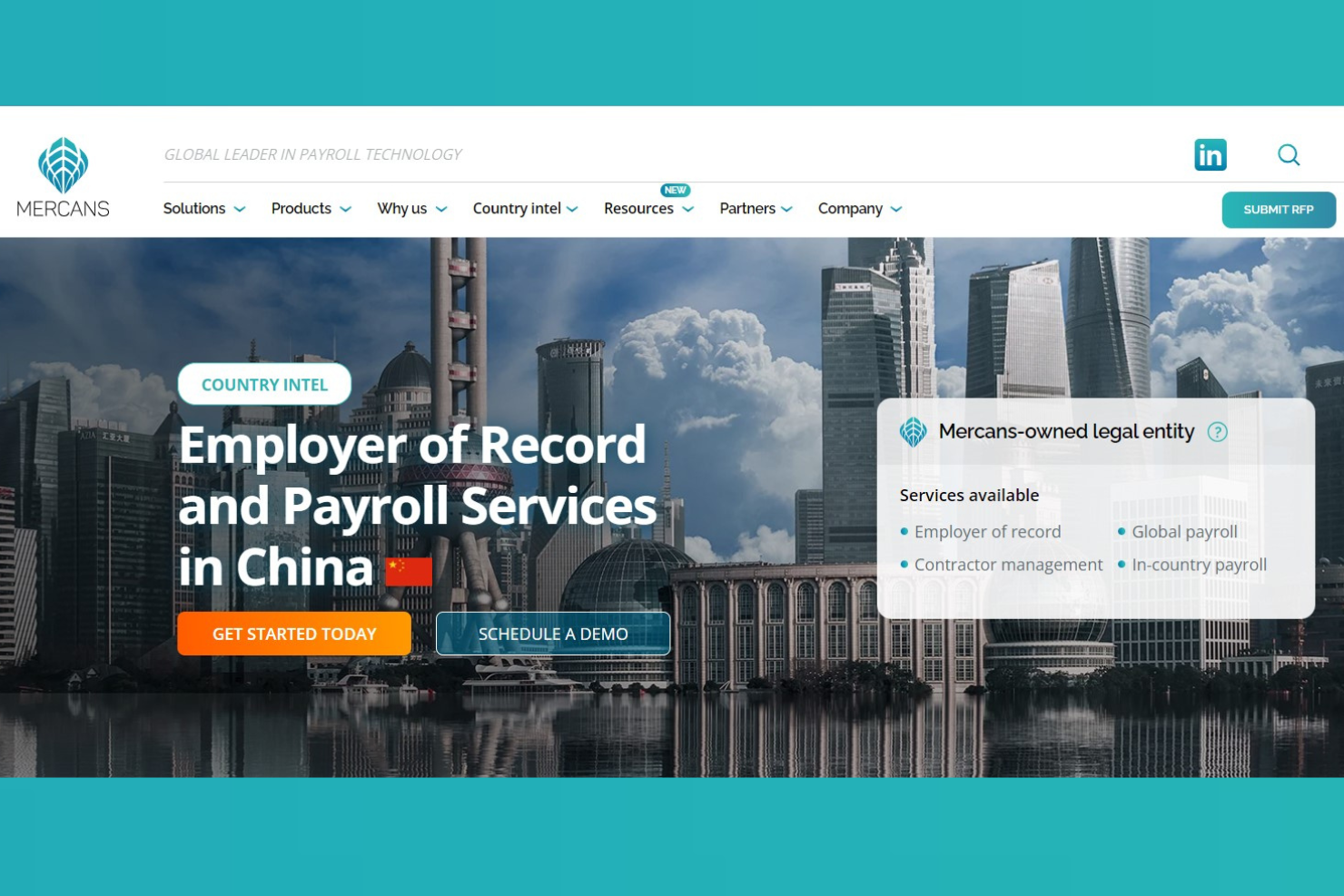 Mercans screenshot - 10 mejores empleadores de registro en China: revisados en 2026