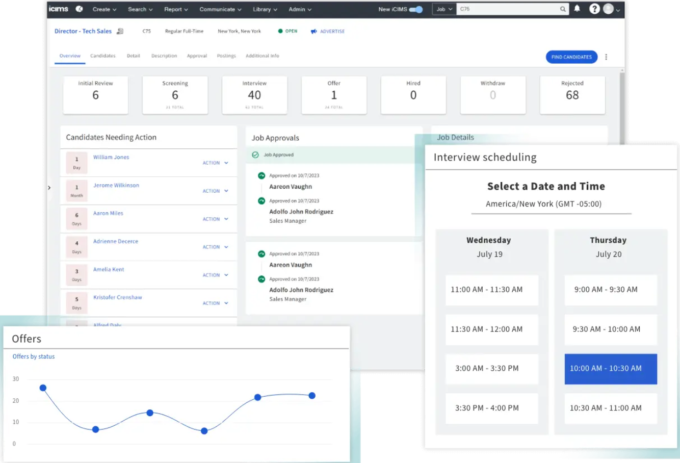 iCIMS screenshot - 10 Mejores Software de Búsqueda de Ejecutivos de 2026: Reseñas y Comparaciones