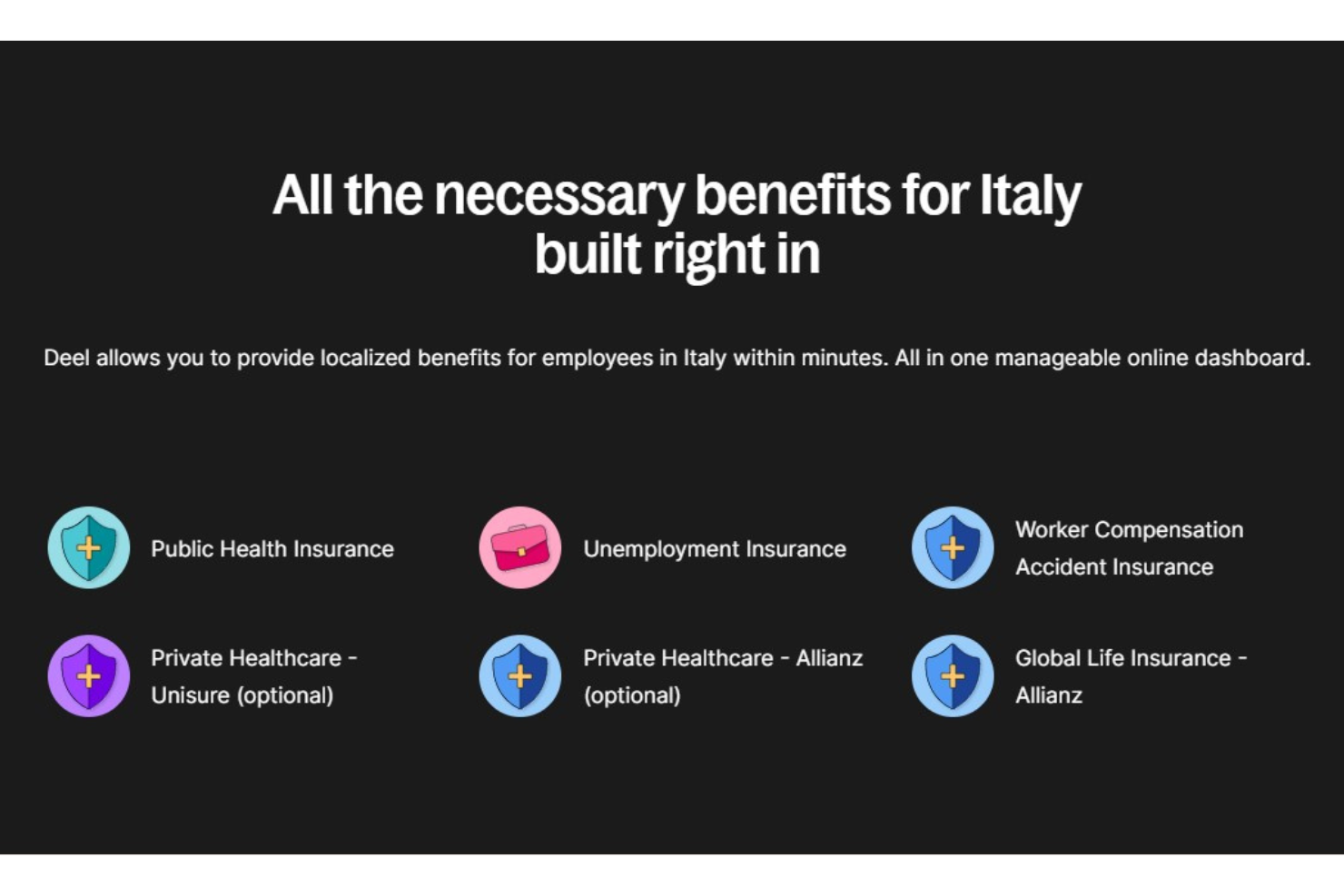 Deel Hire screenshot - Los 10 mejores empleadores registrados en Italia: reseña de 2026