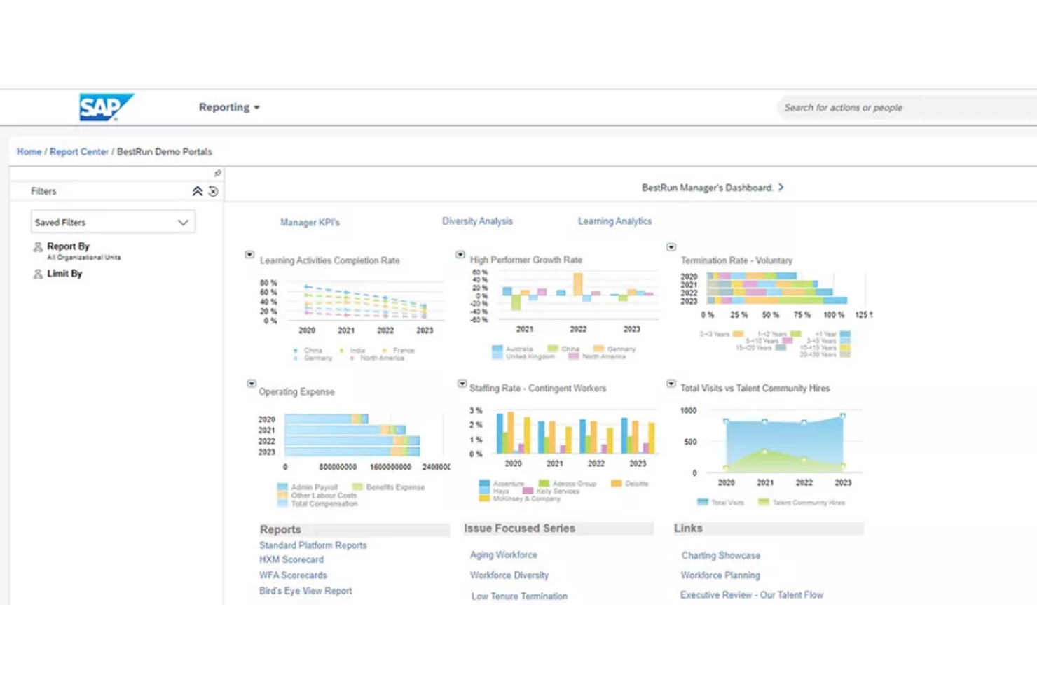 SAP SuccessFactors screenshot - 10 Mejores Software de Entrega de Servicios de RRHH de 2026