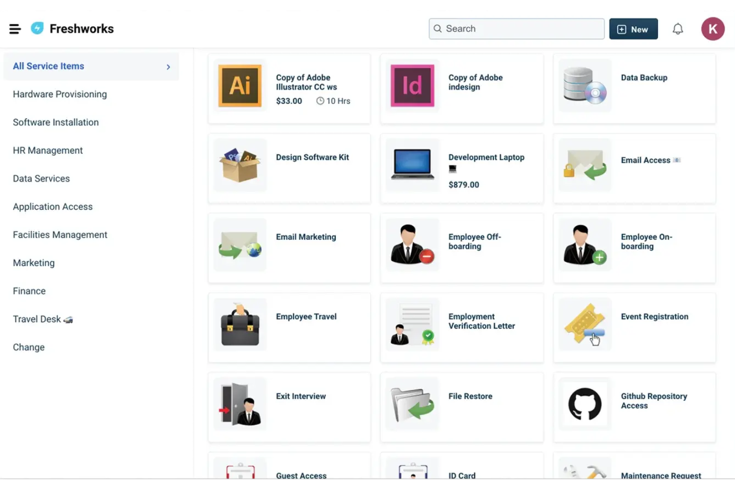 Freshservice screenshot - 10 Mejores Software de Entrega de Servicios de RRHH de 2026