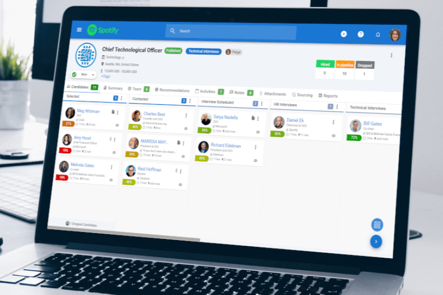 Manatal screenshot - 20 Mejores Software de Reclutamiento Legal para 2026