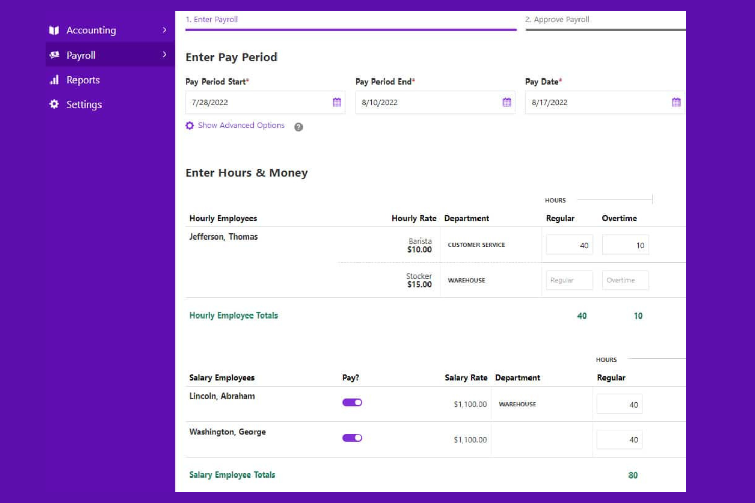 Patriot Payroll screenshot - 10 Mejores Software de Nómina para Empresas de Construcción en 2026