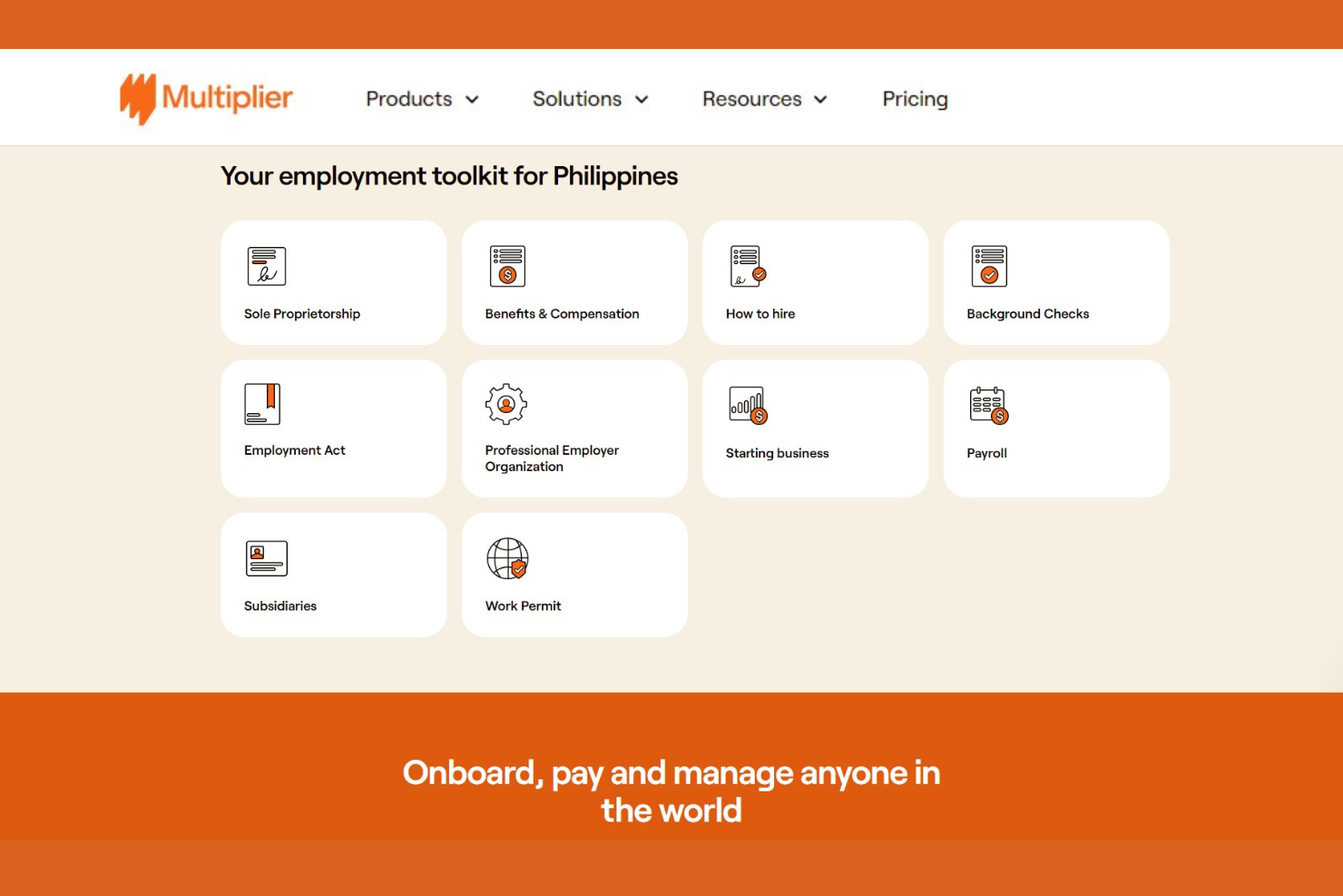 Multiplier screenshot - Los 10 mejores empleadores registrados en Filipinas para 2026
