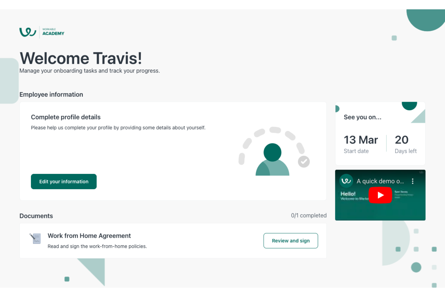Workable HR screenshot - Los 10 mejores programas de RR. HH. para startups: reseñados en 2026