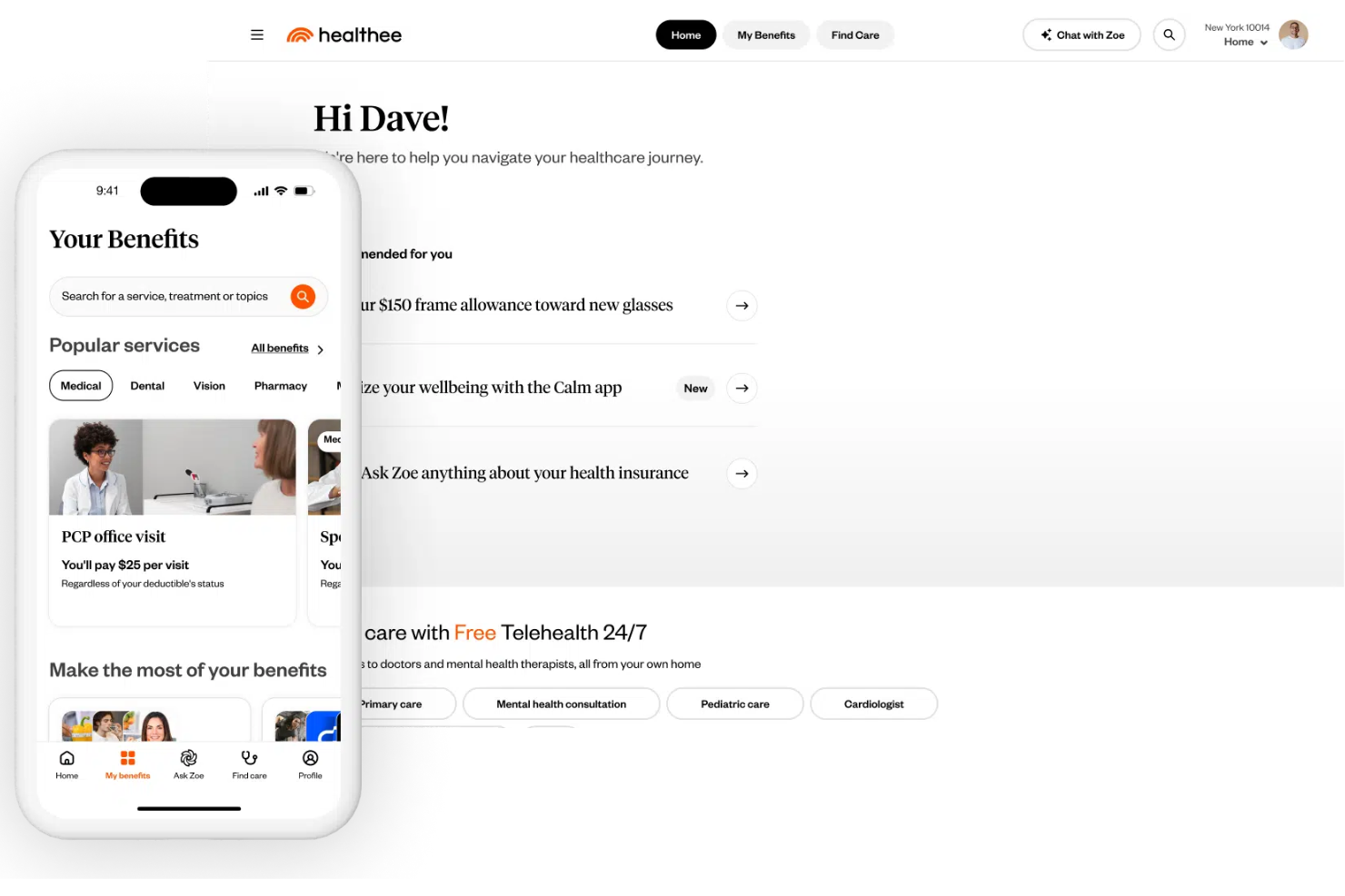 Healthee screenshot - 10 Mejores Aplicaciones de Recursos Humanos de 2026: Comparativa