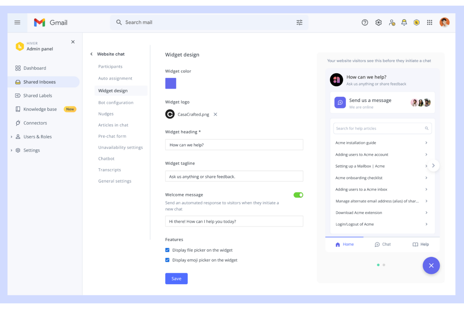 Hiver screenshot - Los 10 Mejores Sistemas de Ticketing para RRHH Analizados en 2026