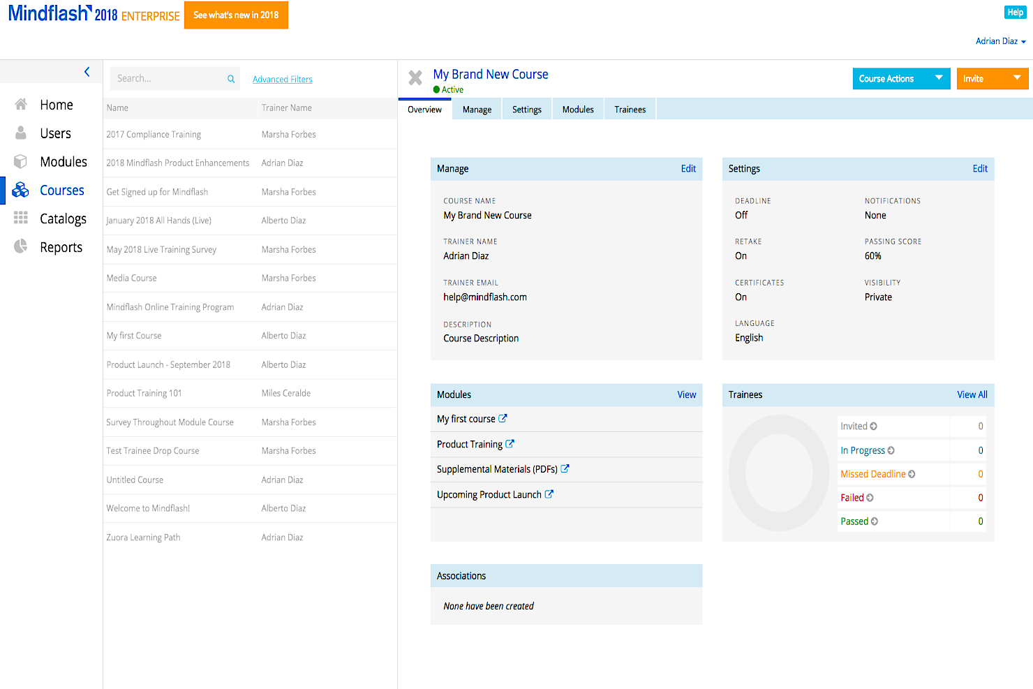 Mitratech Perform screenshot - Los 10 mejores sistemas de gestión del aprendizaje (LMS) de 2026: Analizados y comparados