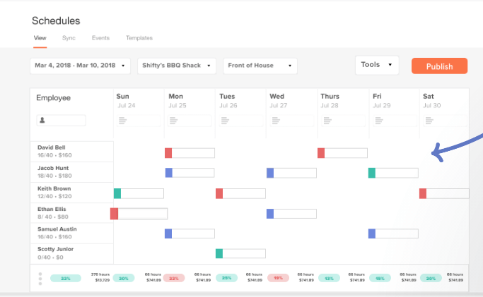 7shifts screenshot - 10 Mejores Software para Programación de Turnos de Empleados Revisados para 2026