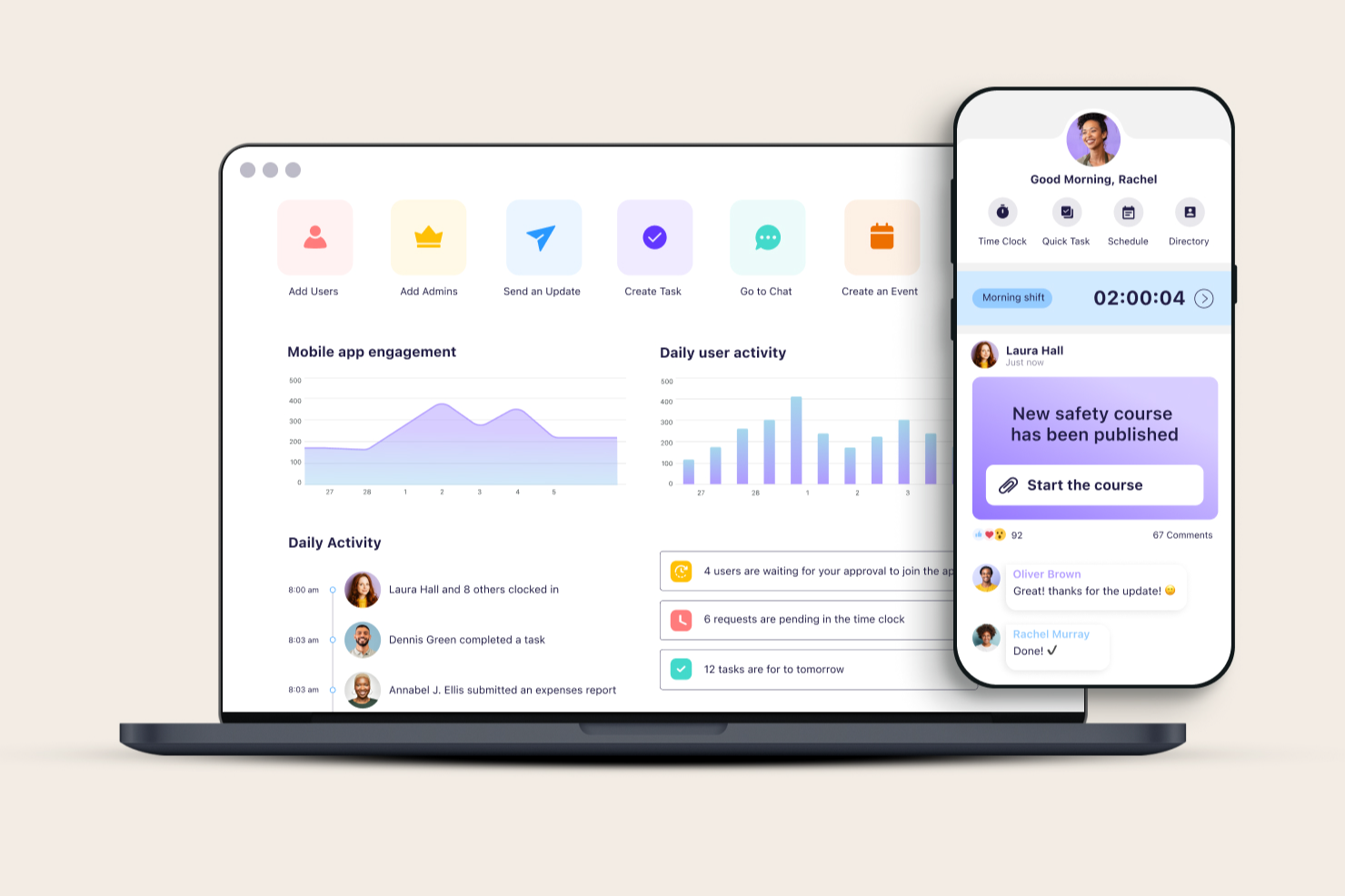 Connecteam screenshot - Los 10 mejores sistemas de gestión de empleados de 2026