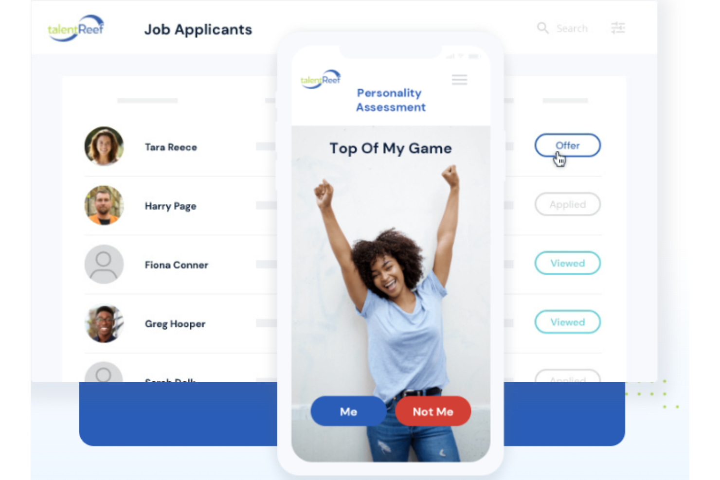 Mitratech TalentReef screenshot - 10 Mejores Software de Reclutamiento en la Nube para Equipos de Contratación 2026