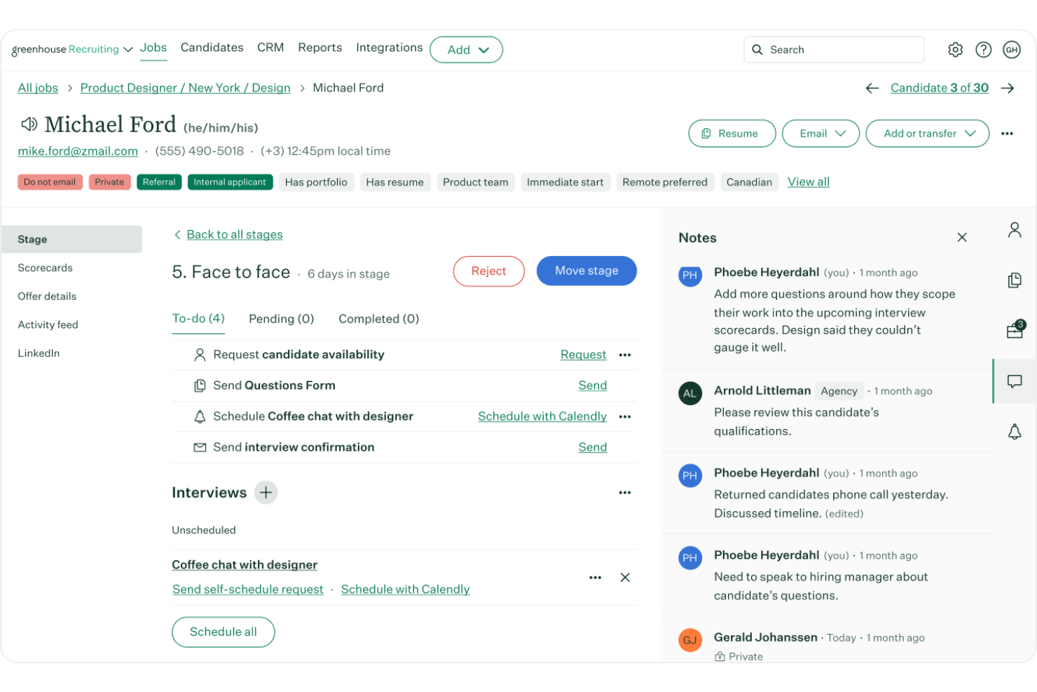 Greenhouse screenshot - 10 Mejores Competidores y Alternativas de BambooHR en 2026