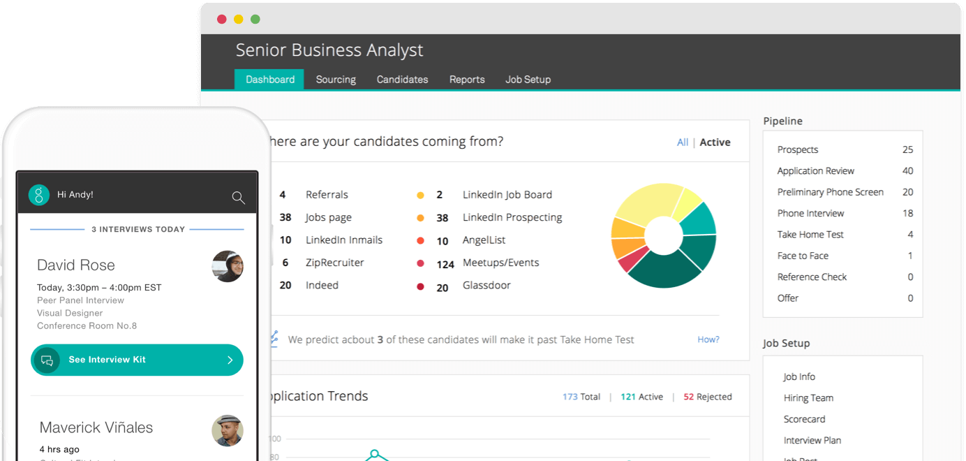 Greenhouse screenshot - Los 10 Mejores Software de RR. HH. de 2026: Revisados y Comparados