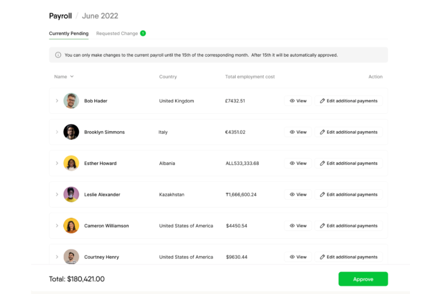 RemoFirst screenshot - 10 Mejores Programas de Nómina Automatizada Para Ahorrar Tiempo en 2026