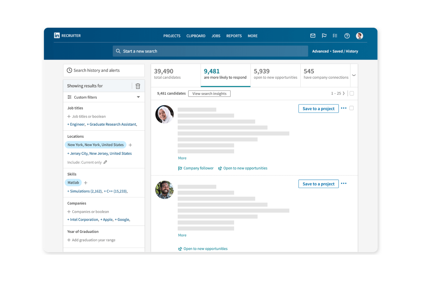 LinkedIn screenshot - 10 meilleurs concurrents de SeekOut évalués en 2026
