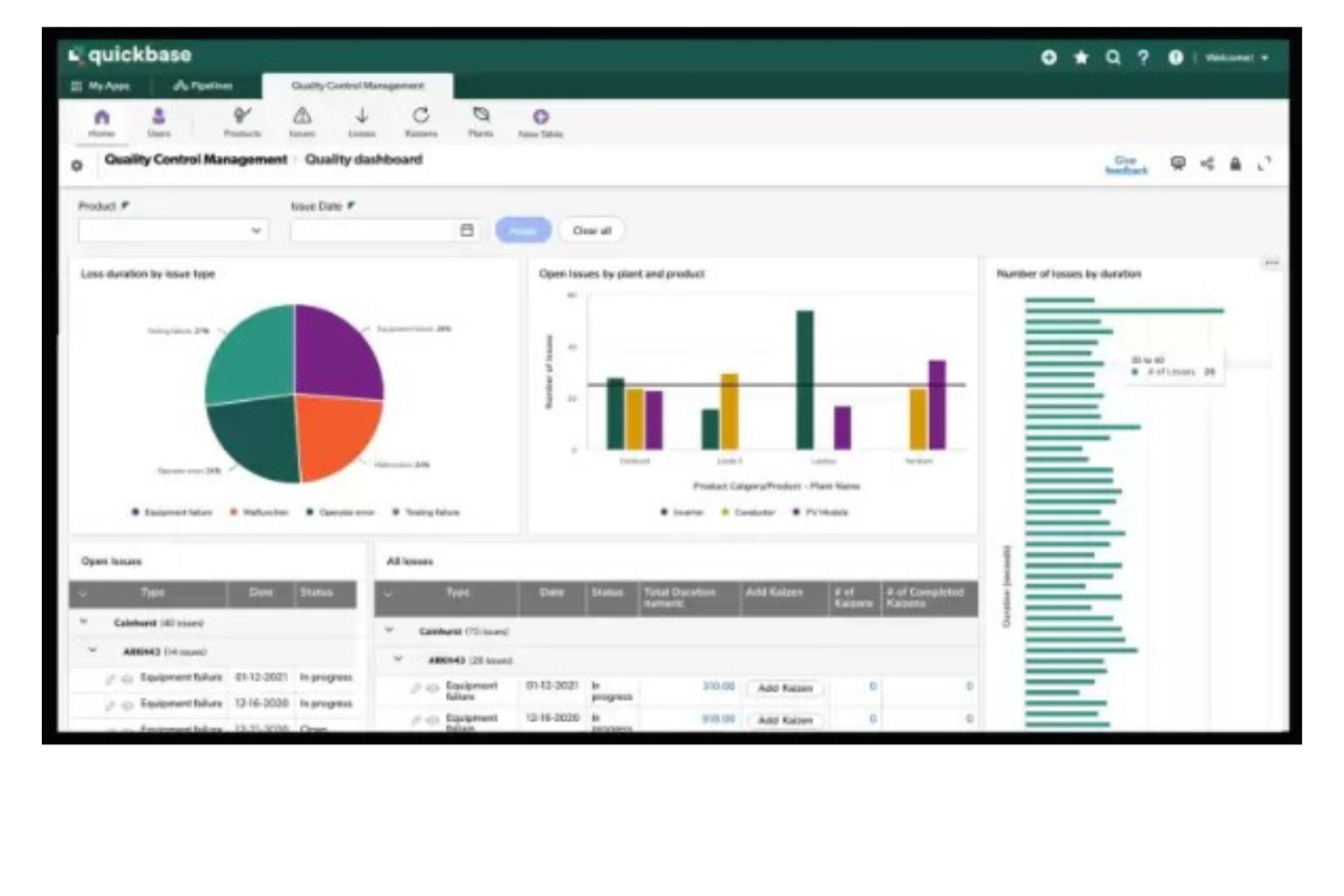 Quickbase screenshot - 10 beste online samenwerkingstools voor teams in 2026
