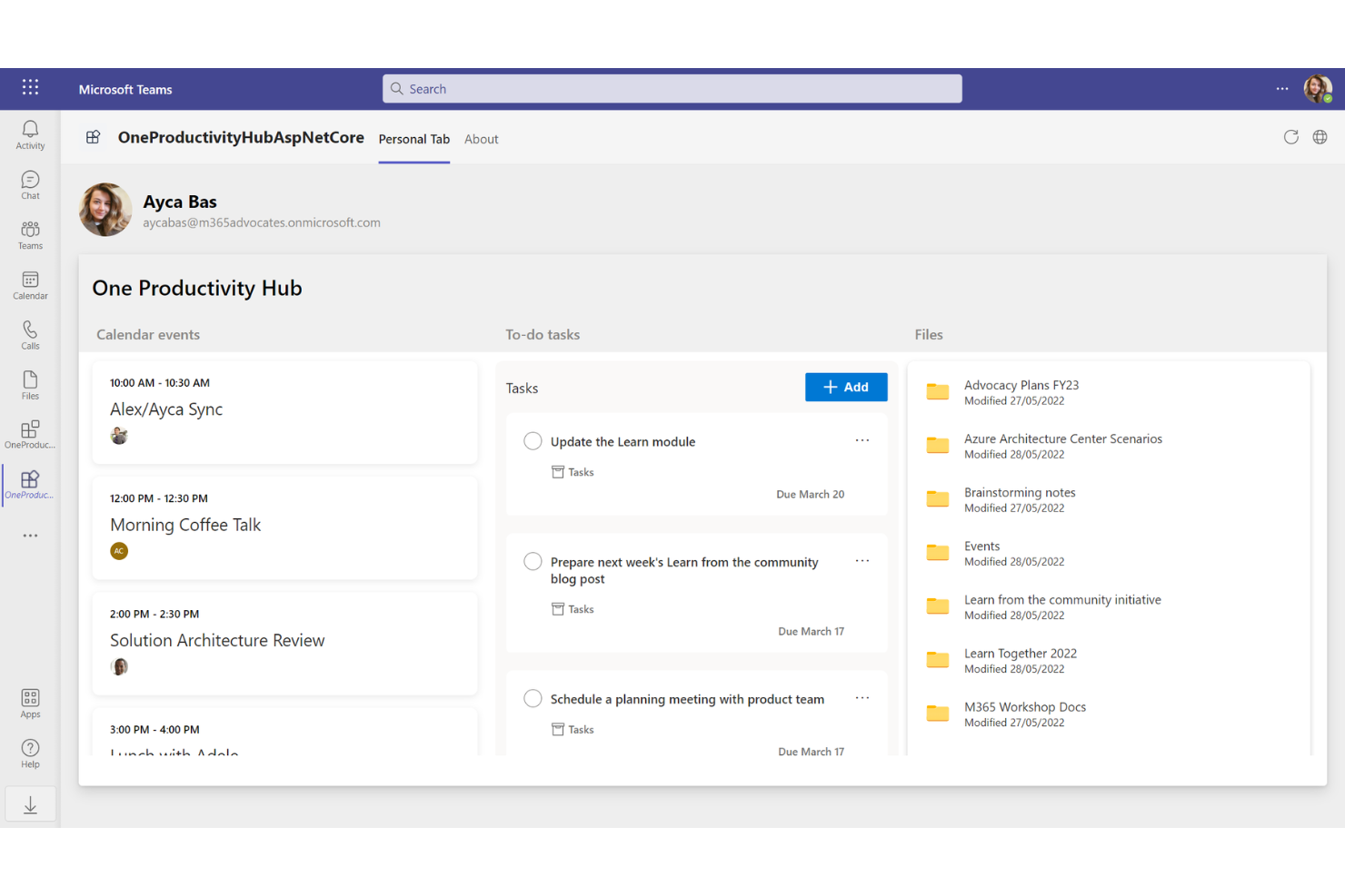 Microsoft Teams screenshot - 10 beste productiviteitstools in 2026