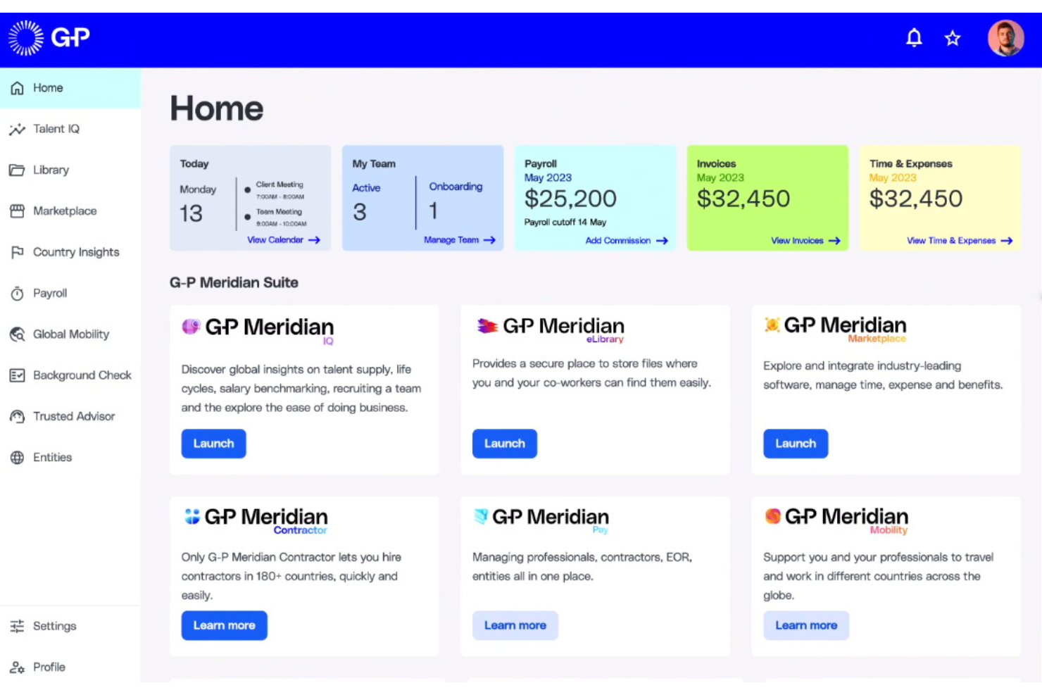 G-P screenshot - 10 beste software voor wereldwijde salarisadministratie in Colombia in 2026