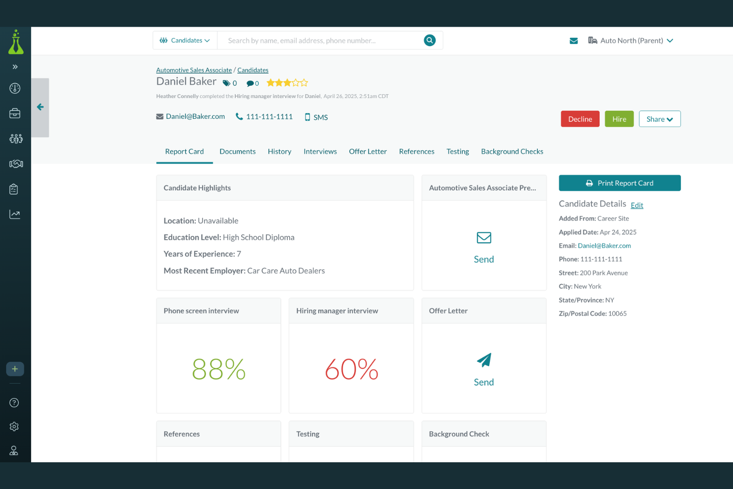 Hireology screenshot - 10 beste wervingssoftware voor elektriciens in 2026