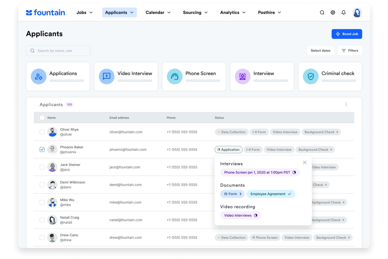 Fountain screenshot - 10 beste software voor het werven van schilders in 2026