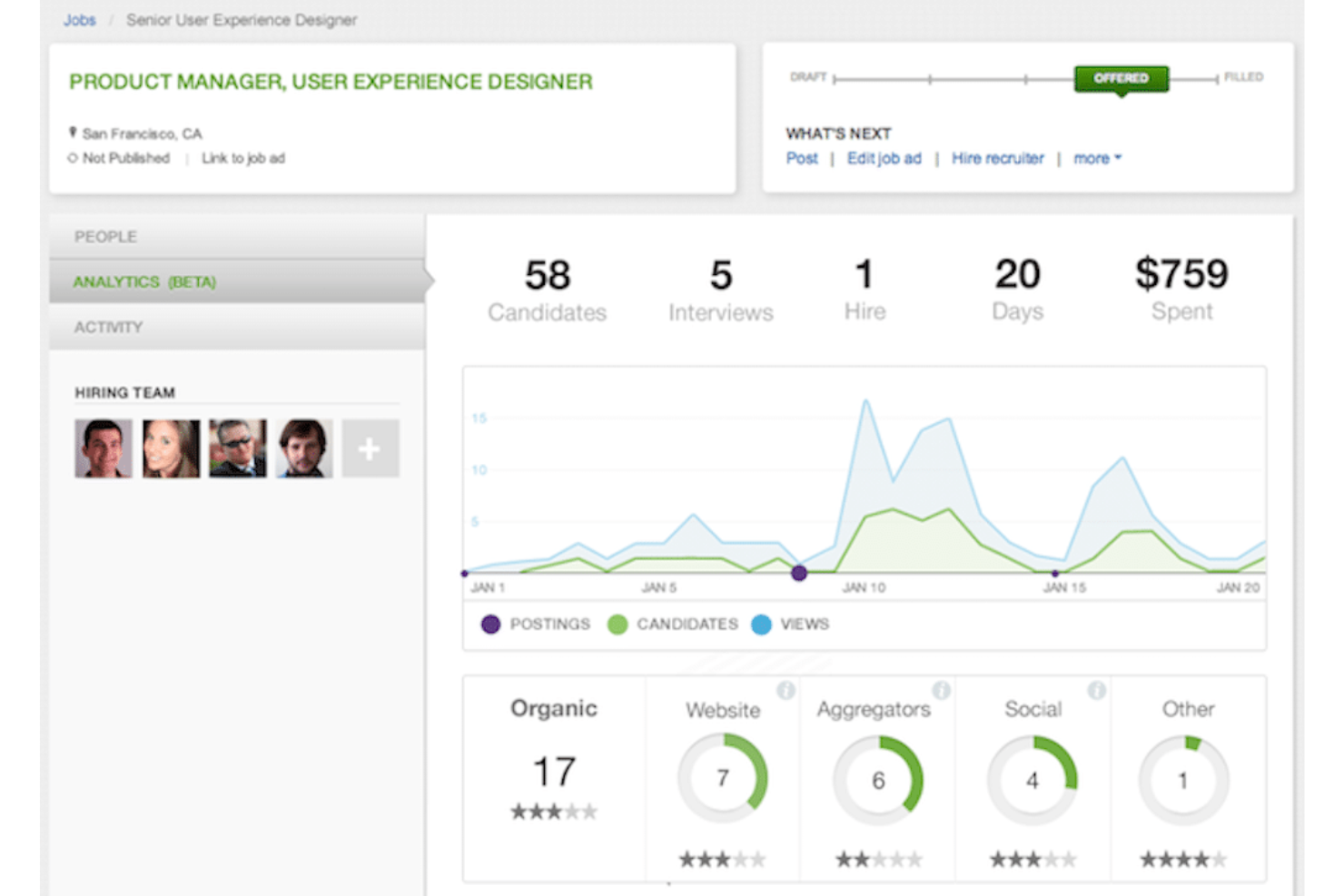 SmartRecruiters screenshot - 10 beste kandidatenvolgsystemen voor marketingteams in 2026
