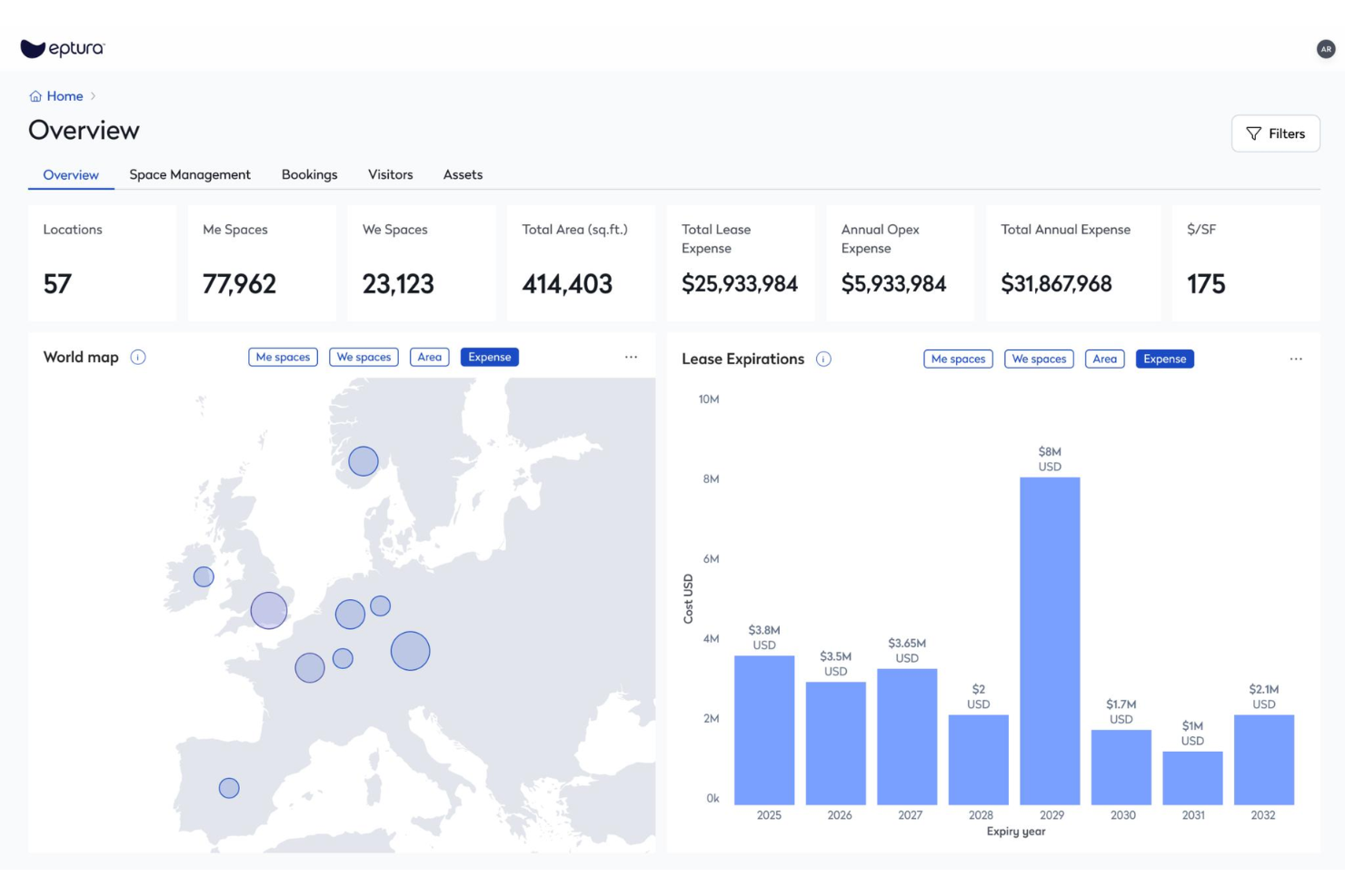 Eptura screenshot - 10 beste softwareoplossingen voor het beheer van hybride werkplekken in 2026