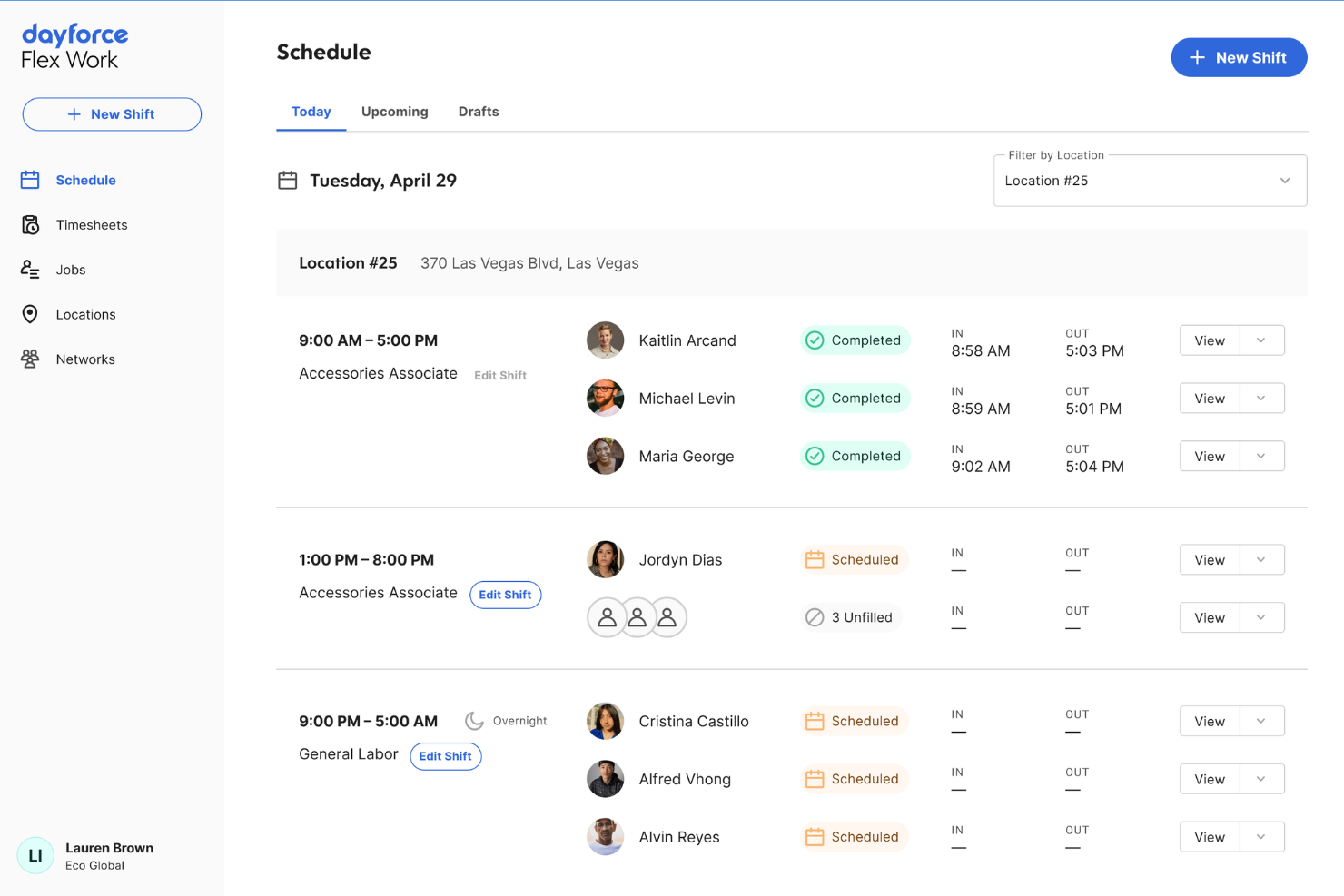 Dayforce screenshot - 22 beste software voor beheer van extern personeel in 2026