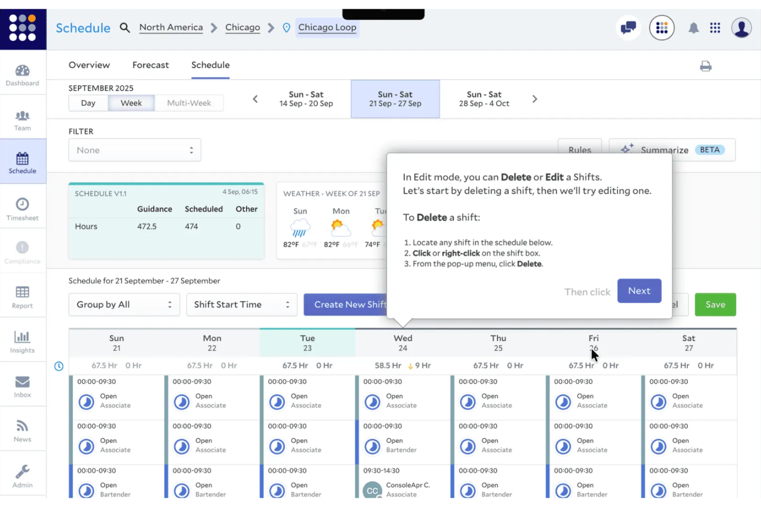 Legion screenshot - 10 beste software voor personeelsbeheer voor grote organisaties in 2026
