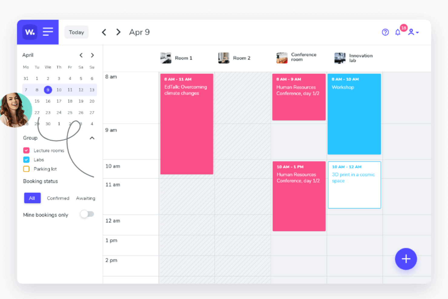 Whatspot screenshot - 10 beste alternatieven voor Skedda in 2026