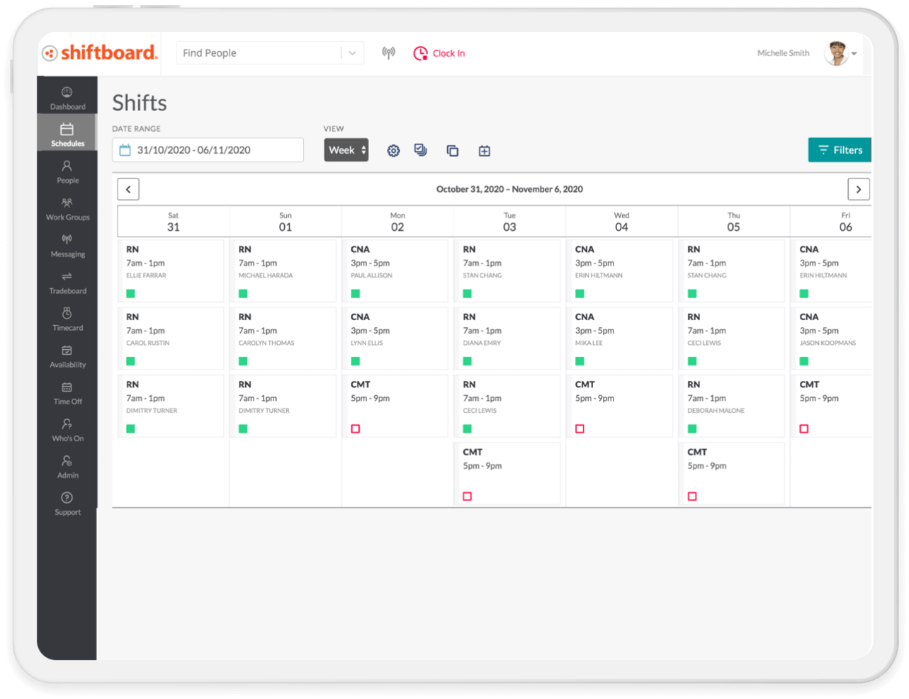 Shiftboard screenshot - 10 beste software voor personeelsbeheer in de gezondheidszorg in 2026