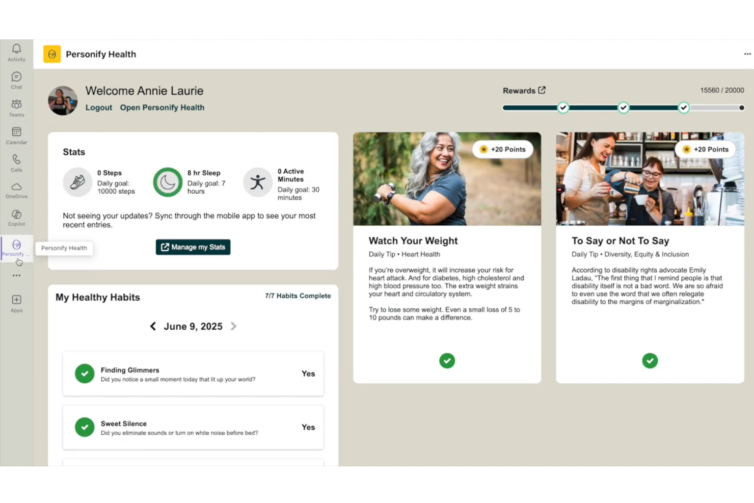 Personify Health screenshot - 10 Beste bedrijfswelzijnssoftware voor ondernemingen in 2026